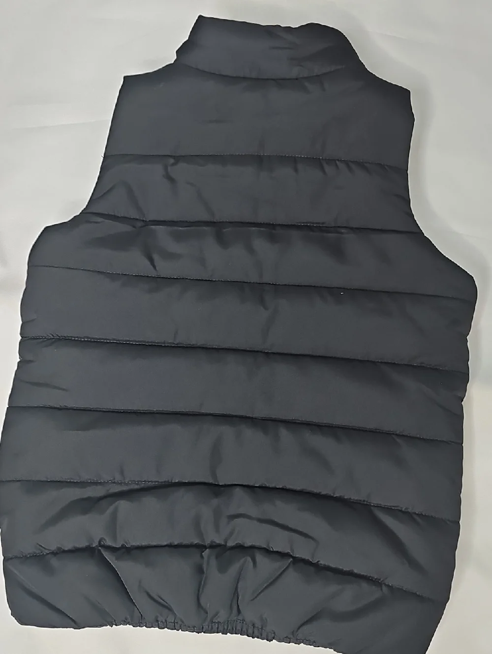 Puma Black Hot Pink and White Chevron Puffer Vest